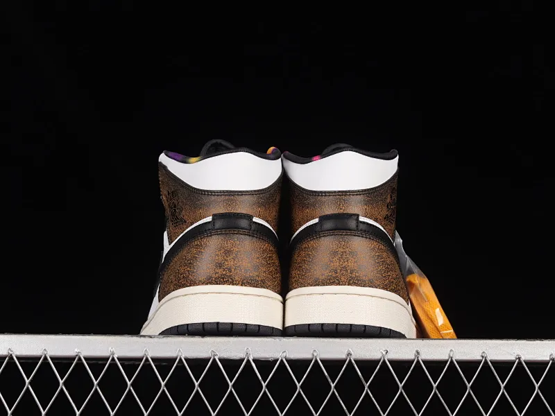 All categories Air Jordan Jordan series basketball shoes Air Jordan 1 Mid Air Jordan 1 Mid "Wear Away" AJ1 Joe 1 starry sky tie-dye China basketball shoes DQ8417-071